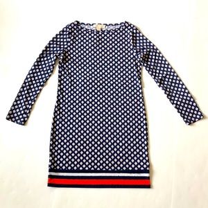 Michael Kors M Blue & White Orange Print Dress Excellent Condition Brand New